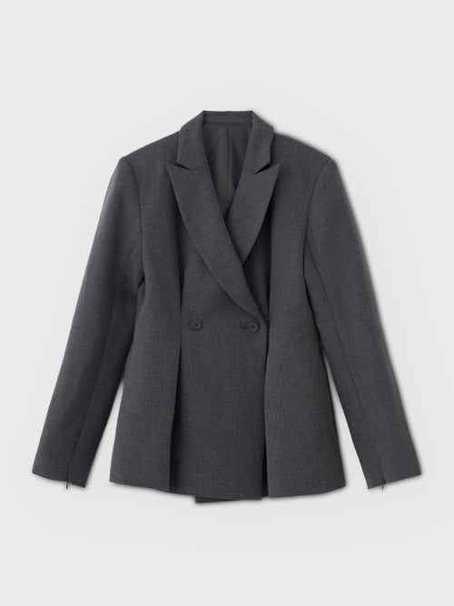 SLIT SLEEVE TAILORED JACKET