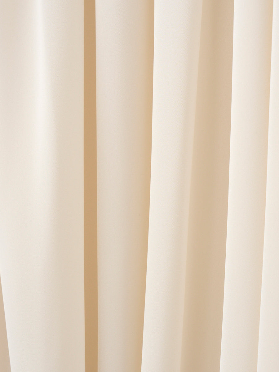 DRAPE SATIN BLOUSE