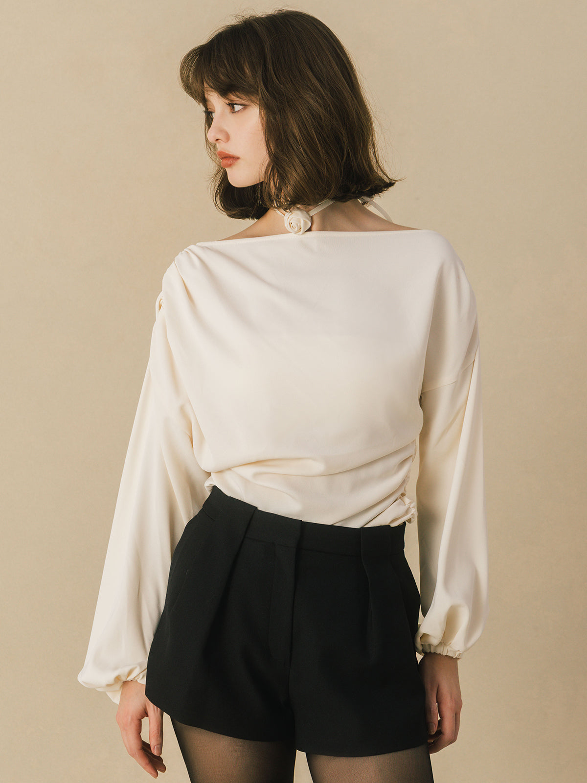 ROSE DRAPE TOPS
