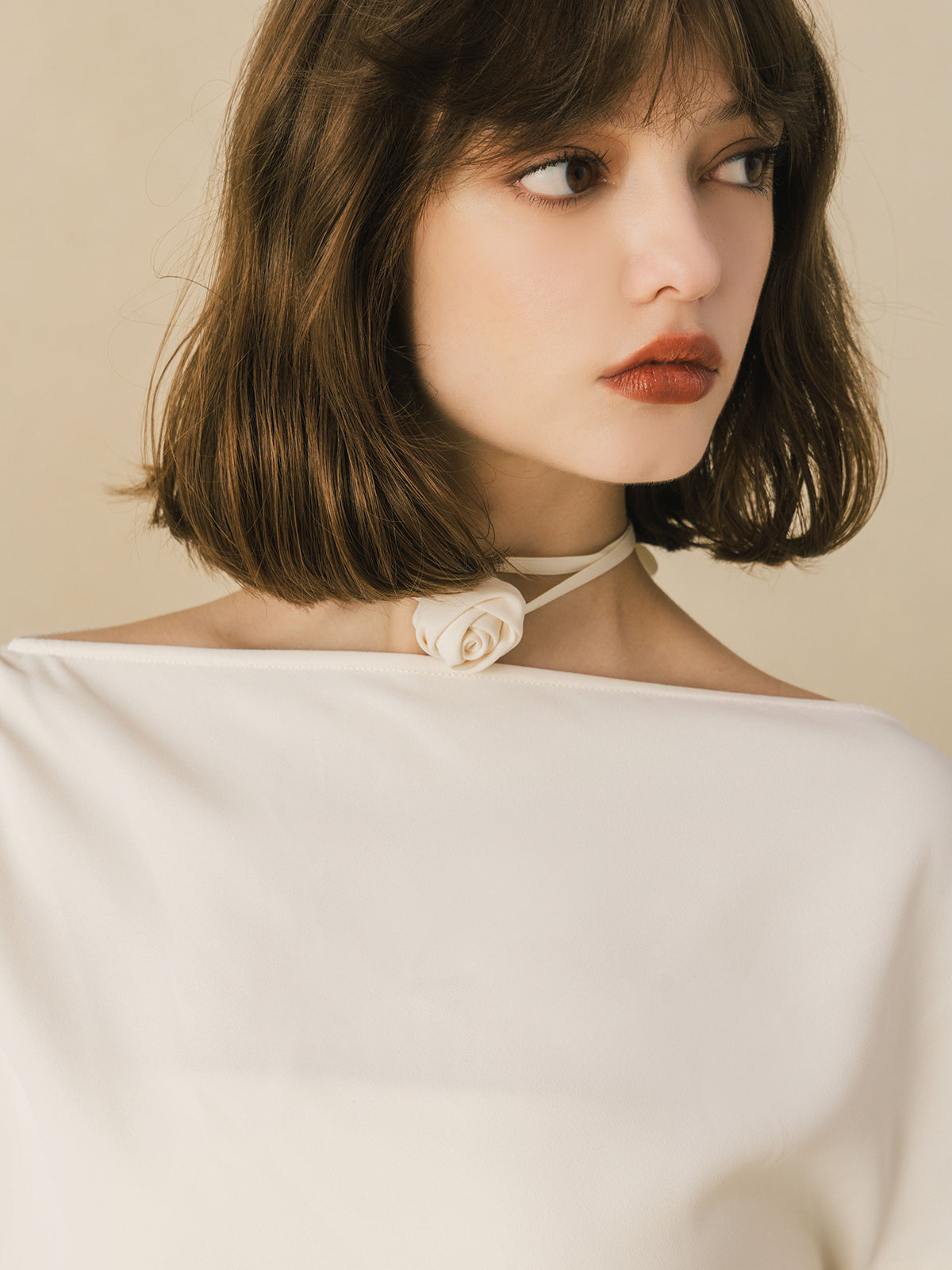 ROSE DRAPE TOPS