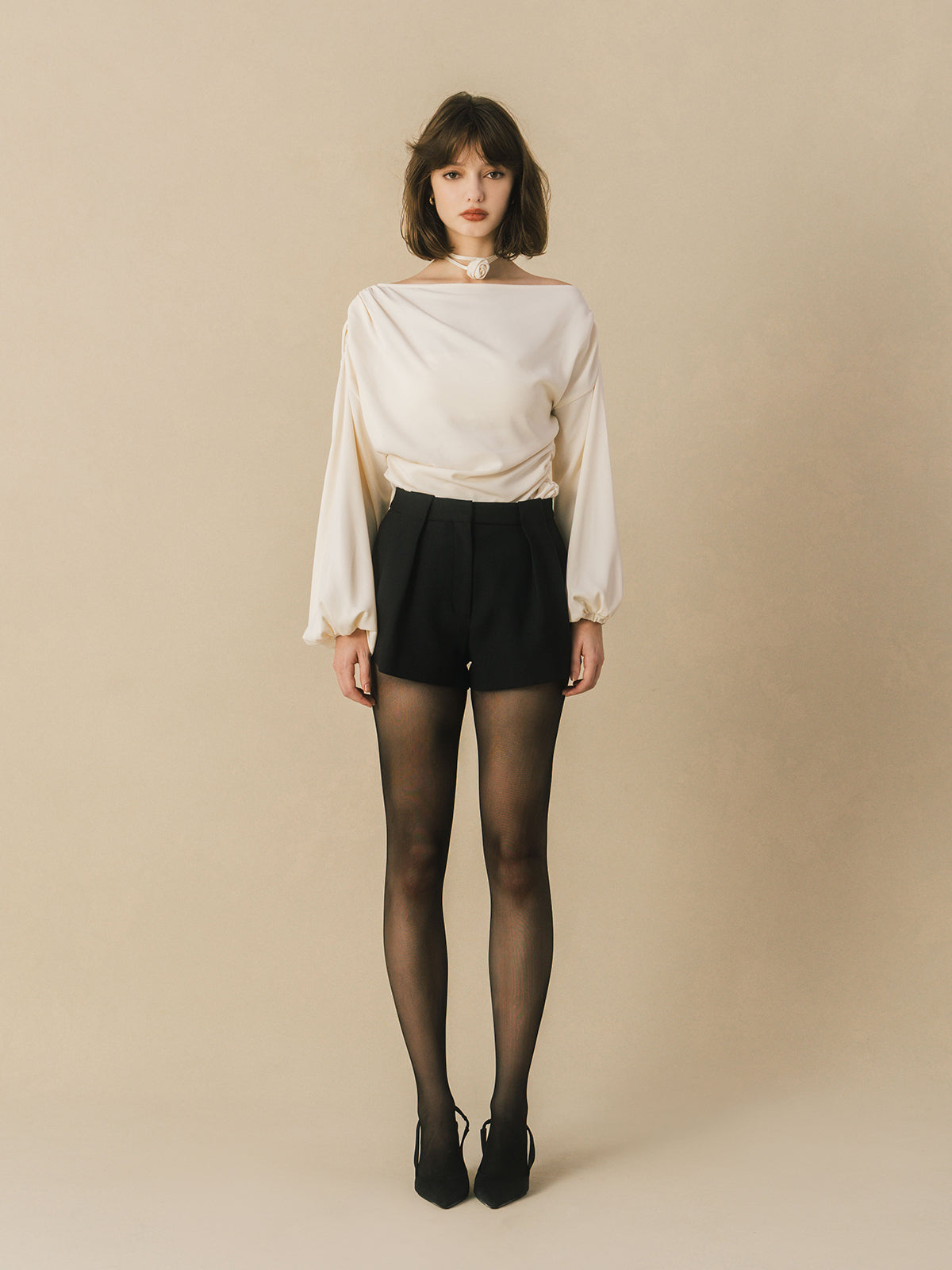 ROSE DRAPE TOPS