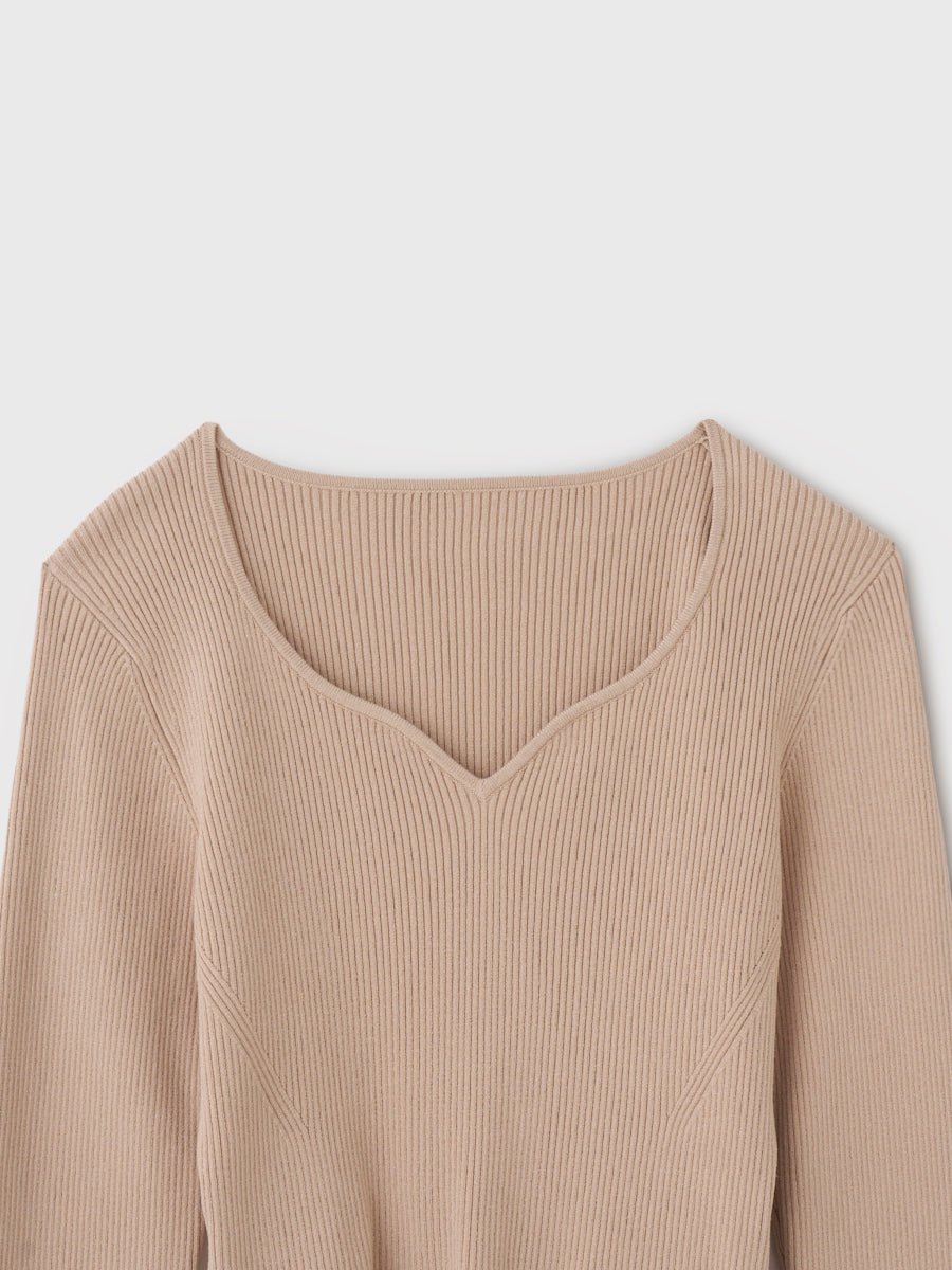LACE TRIM KNIT TOPS