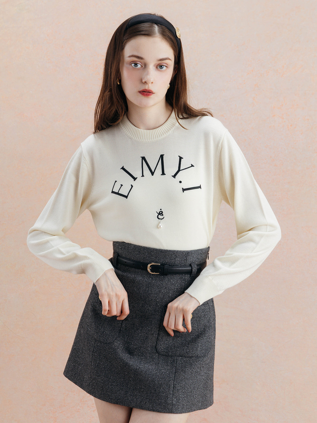 EIMY LOGO KNIT TOPS