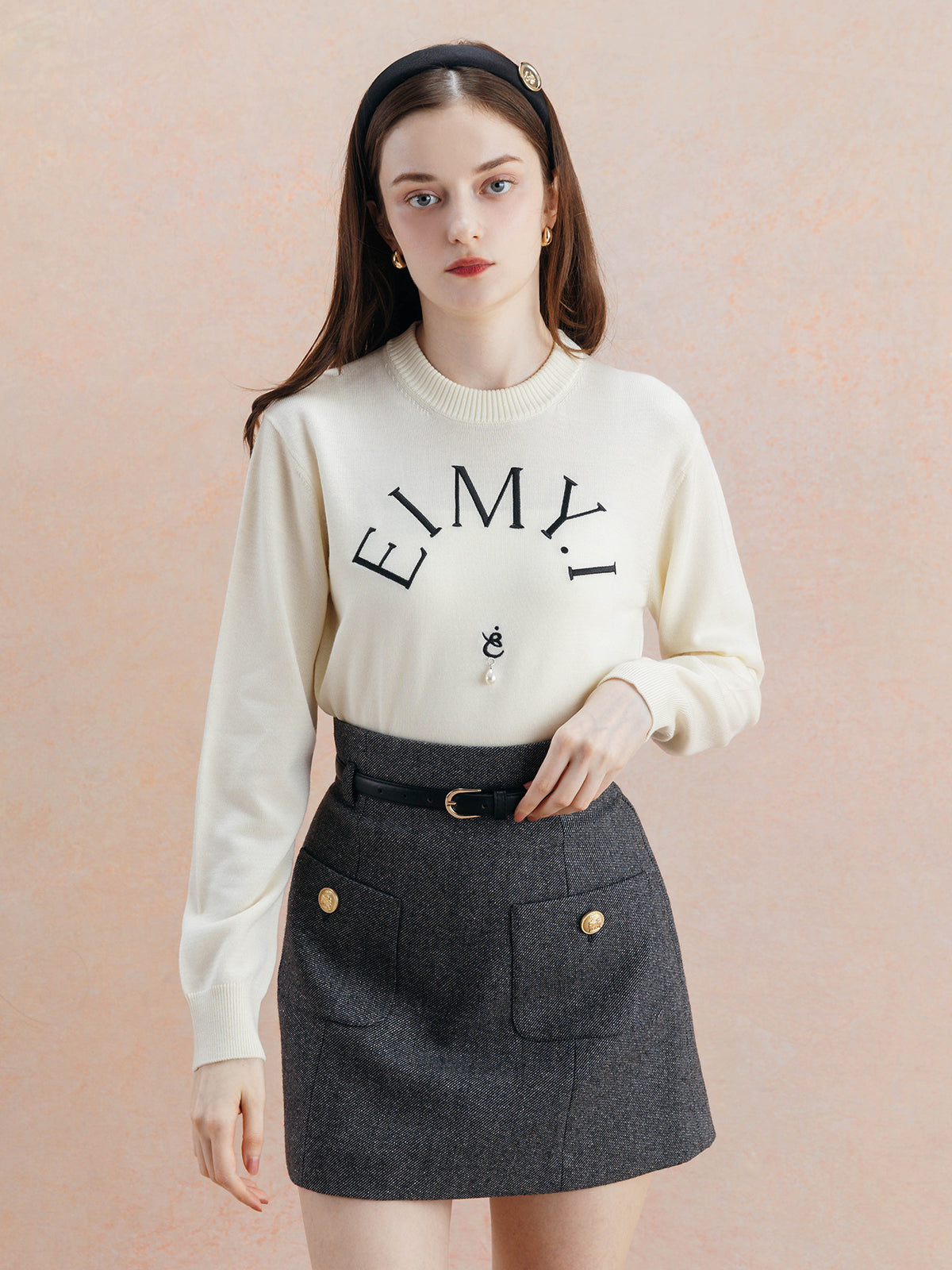 EIMY LOGO KNIT TOPS