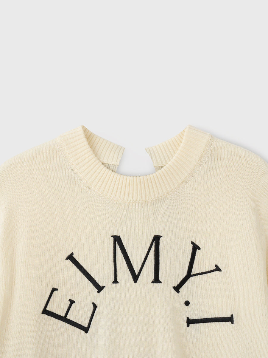 EIMY LOGO KNIT TOPS