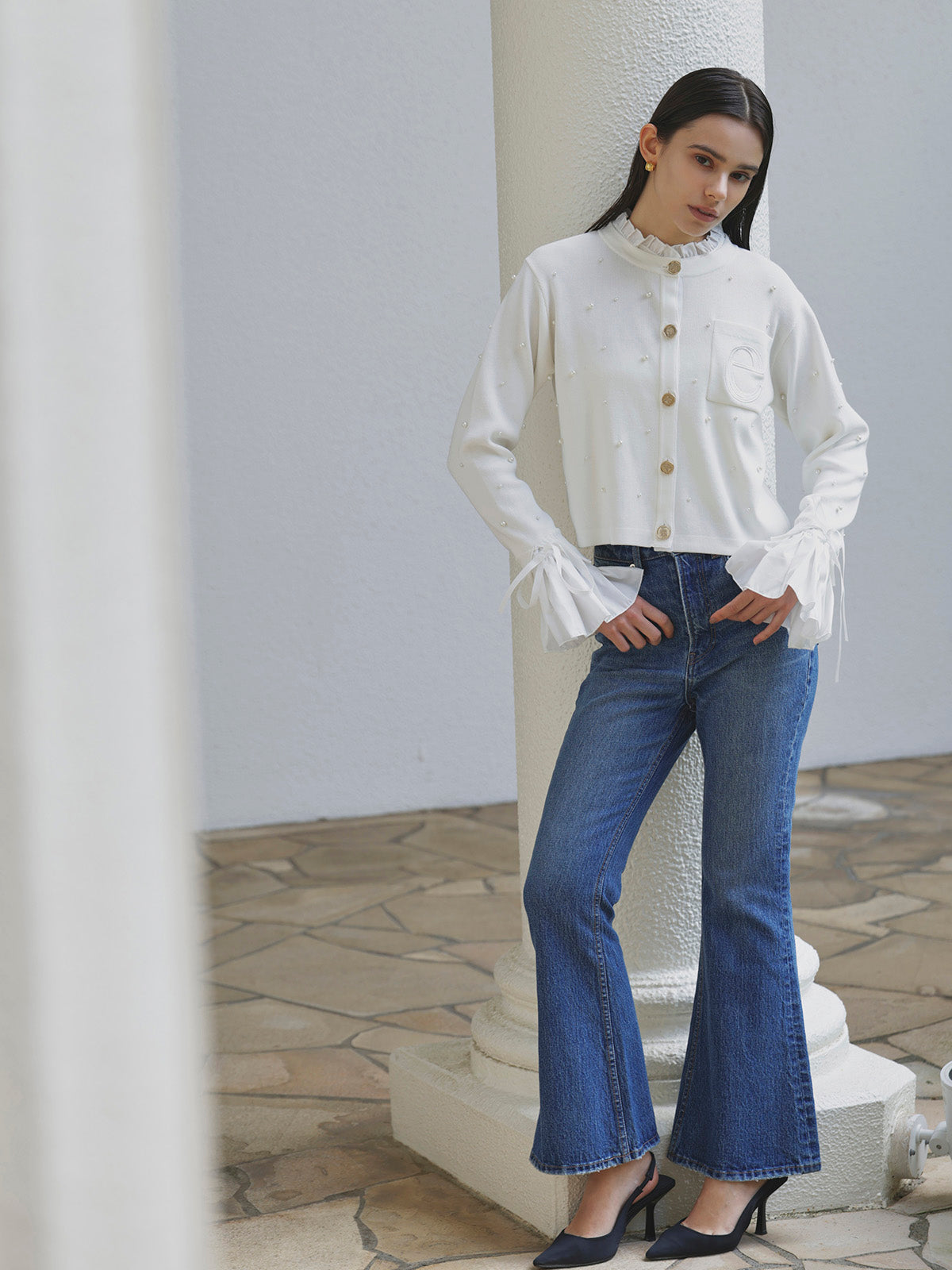 STRECH FLARE DENIM