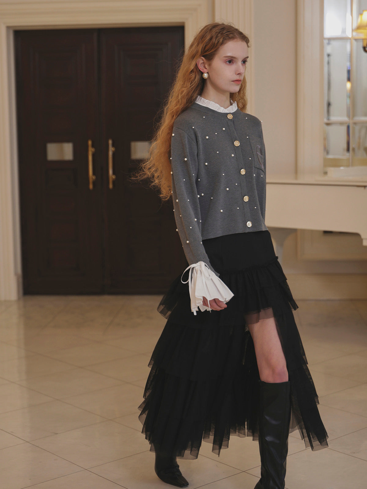 TULLE LONG SKIRT