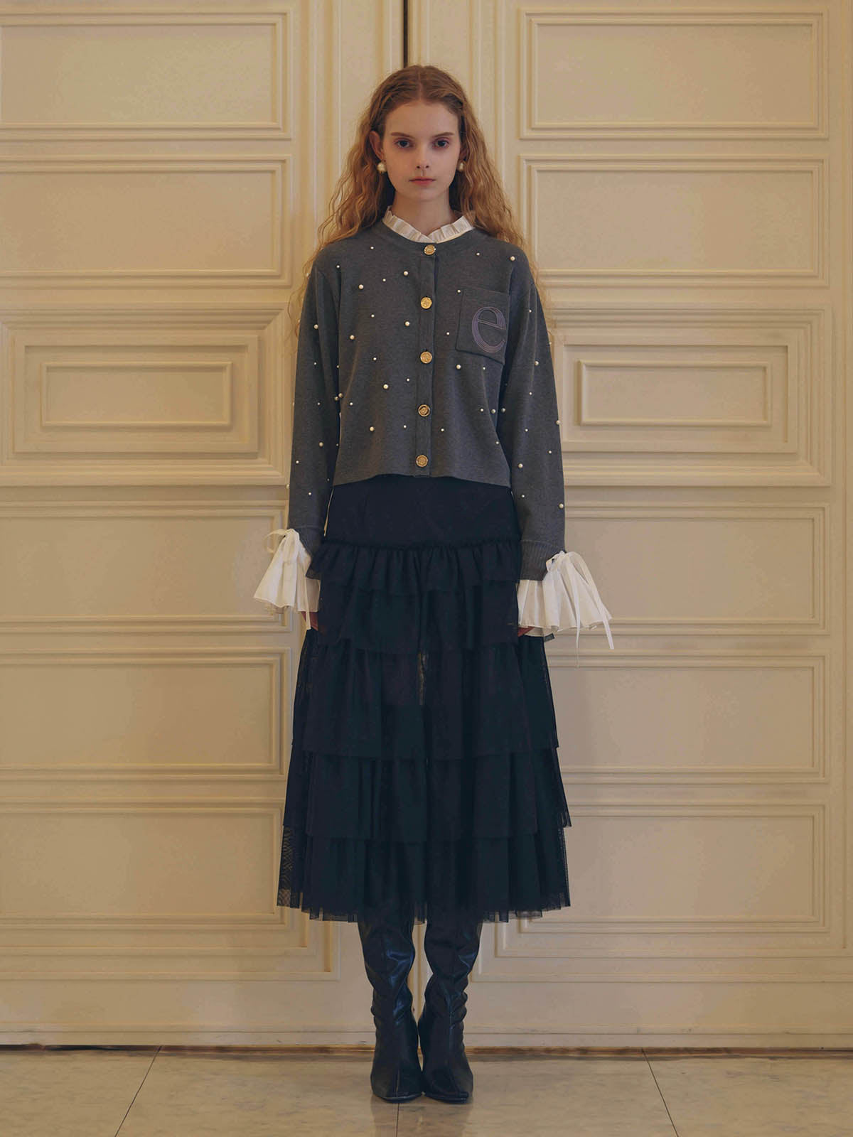 TULLE LONG SKIRT