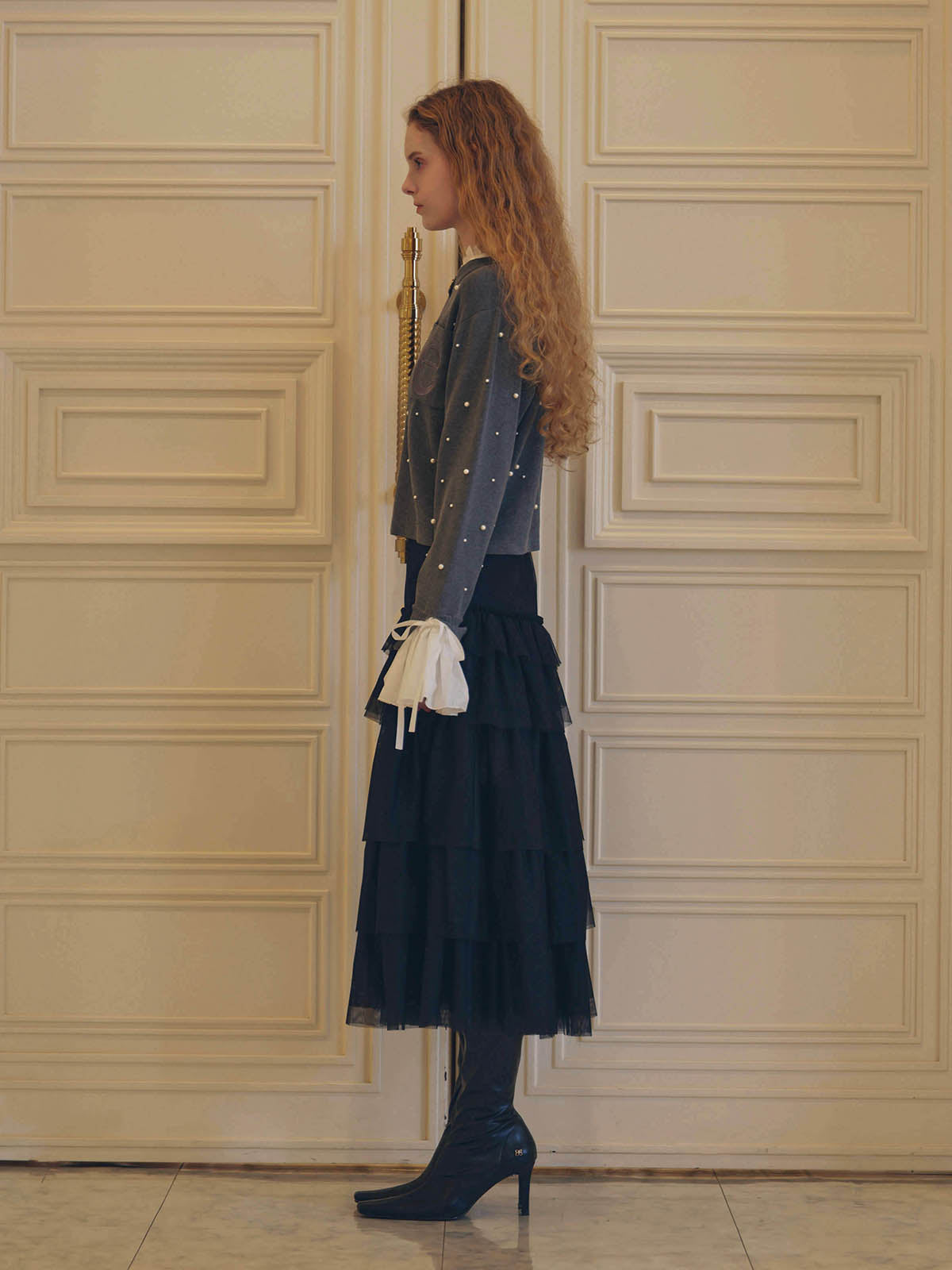TULLE LONG SKIRT