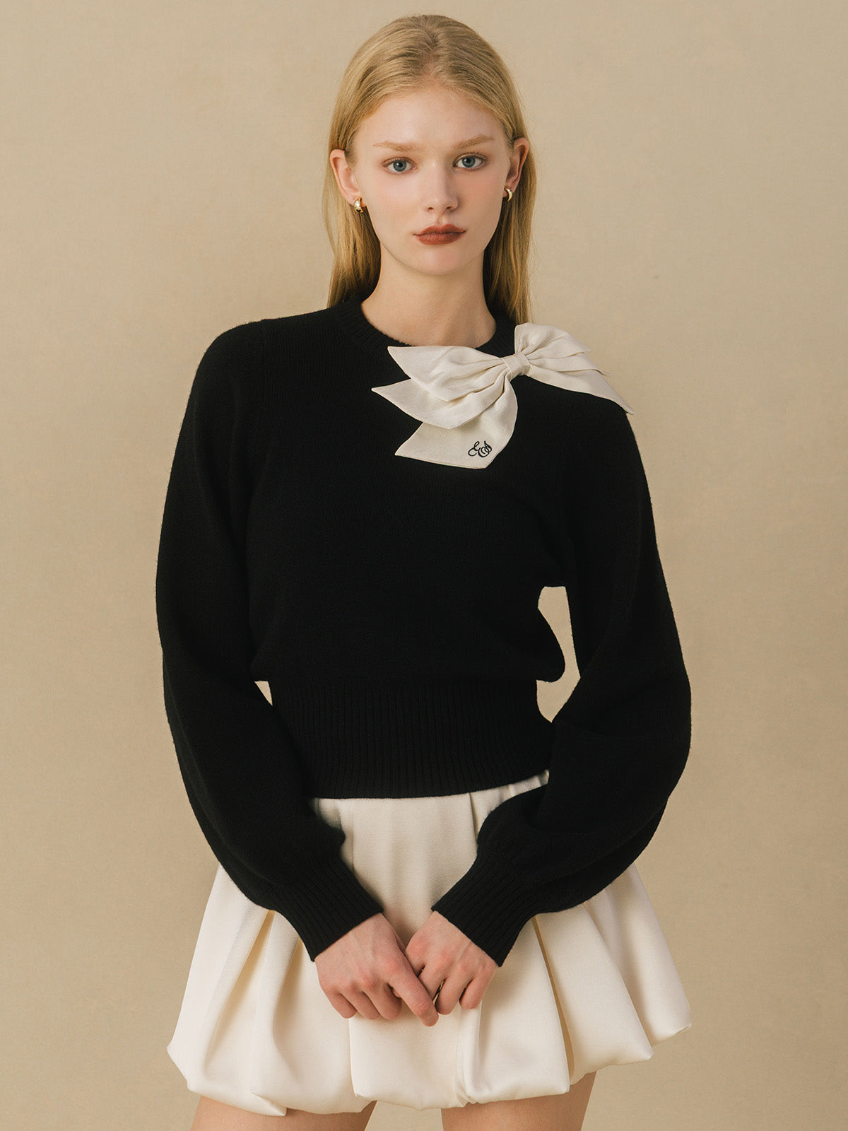MODEL:174cm／COLOR:BLACK／SIZE:F