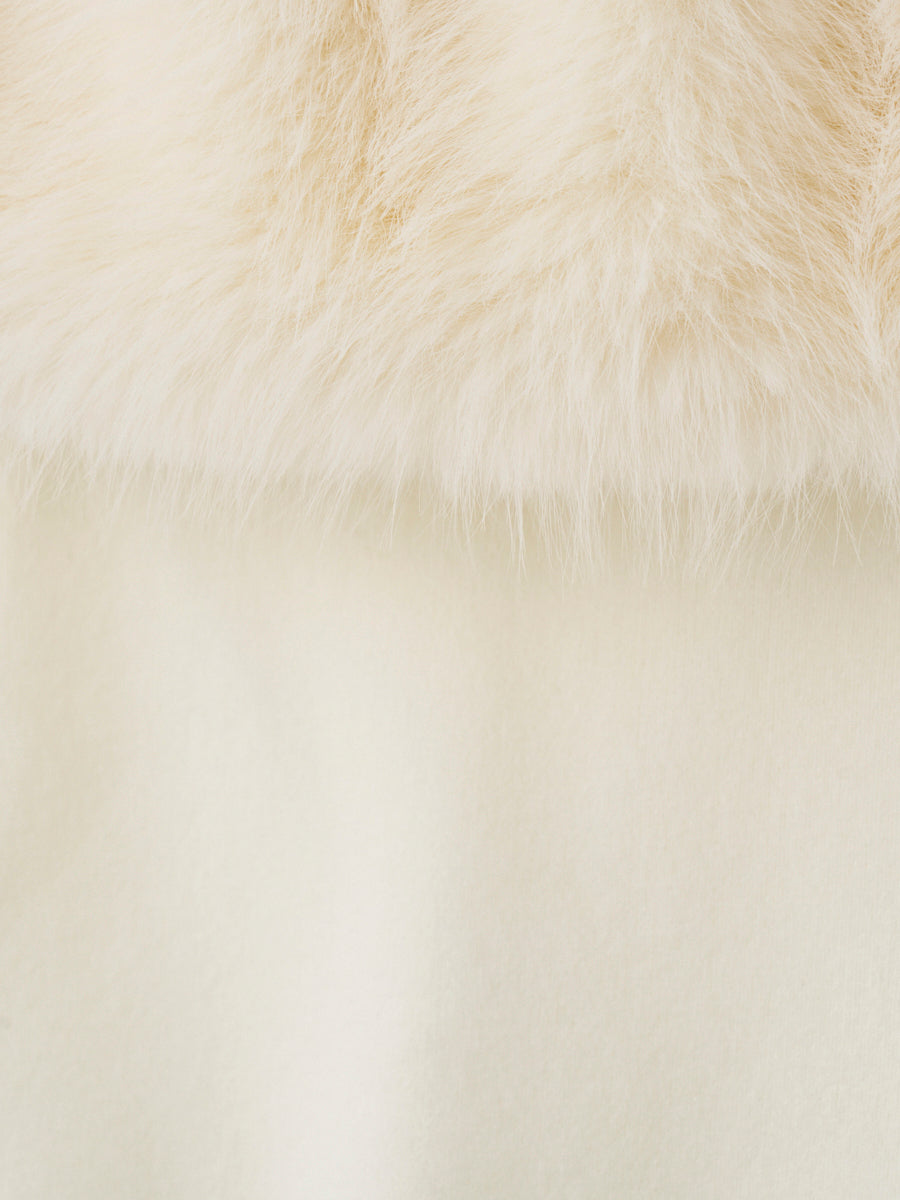 OFF SHOULDER FUR TOPS