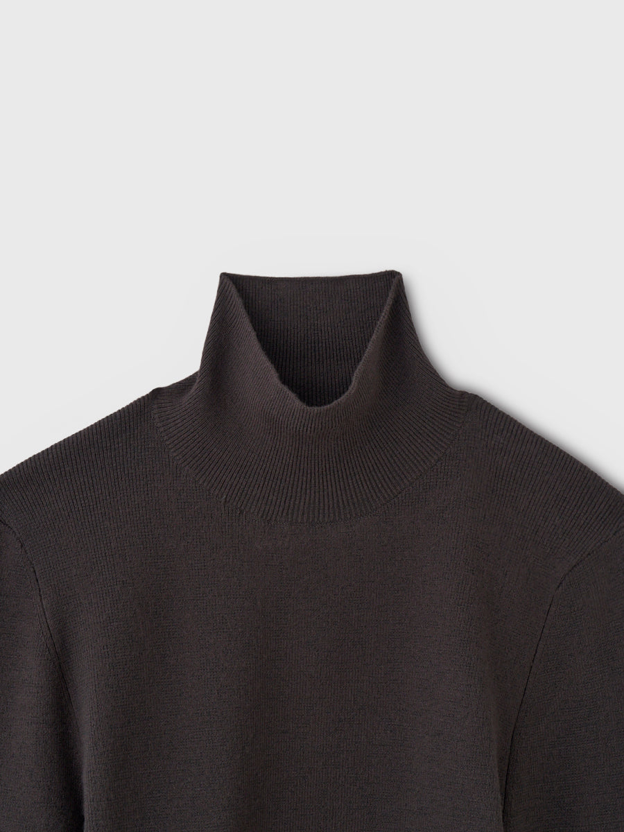 ROSE HIGH NECK KNIT TOPS