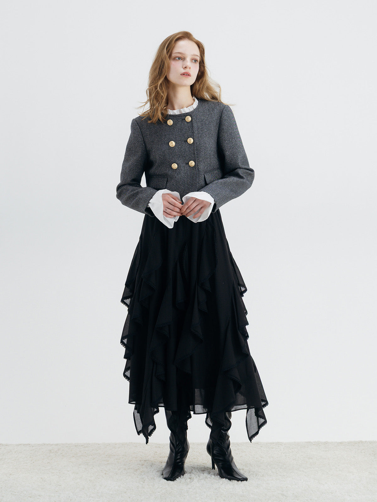 RUFFLE SKIRT