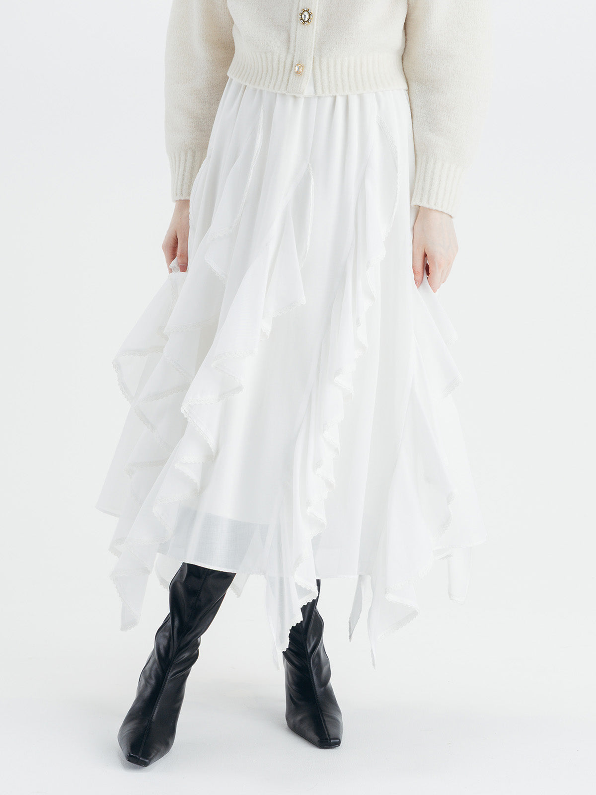 RUFFLE SKIRT