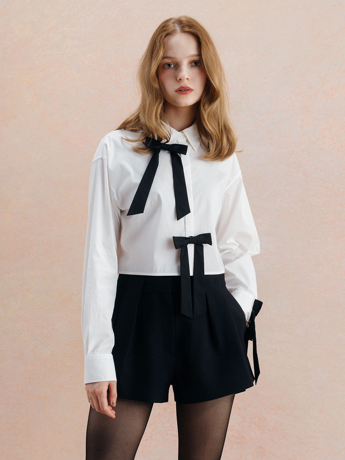 MODEL:170cm／COLOR:BLACK／SIZE:36(S)