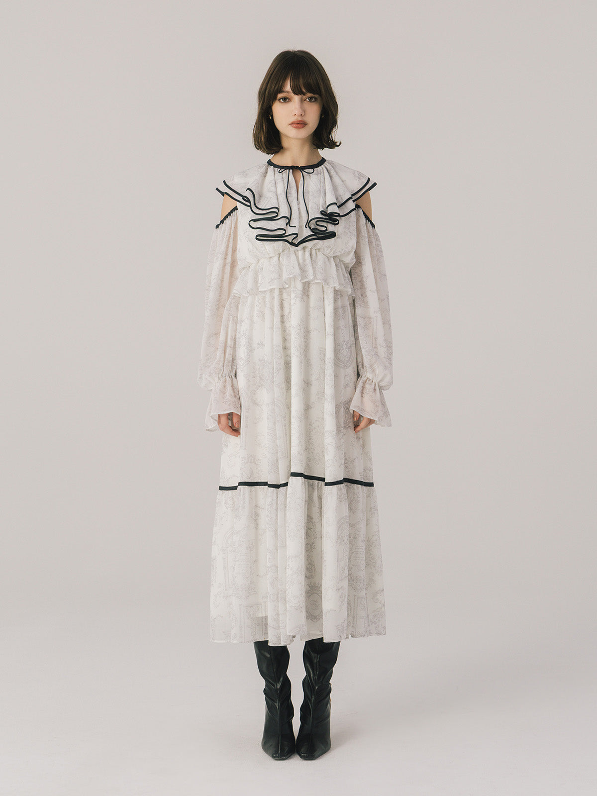 JOUY FLARE DRESS