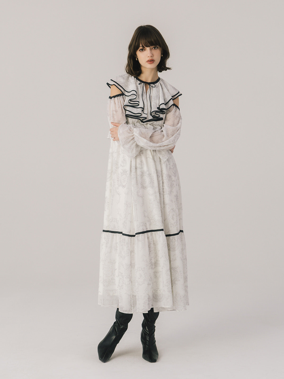 JOUY FLARE DRESS