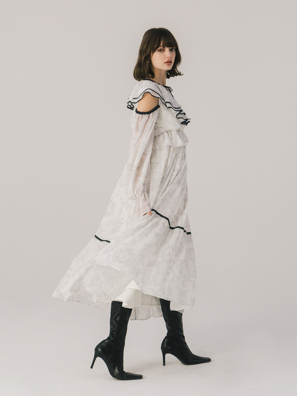 JOUY FLARE DRESS