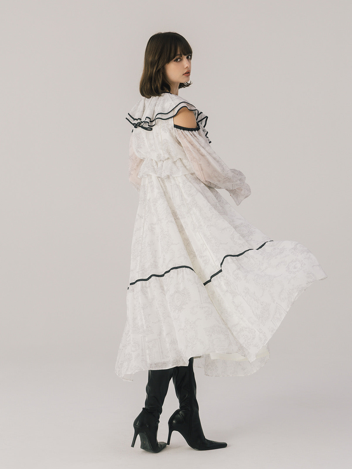 JOUY FLARE DRESS