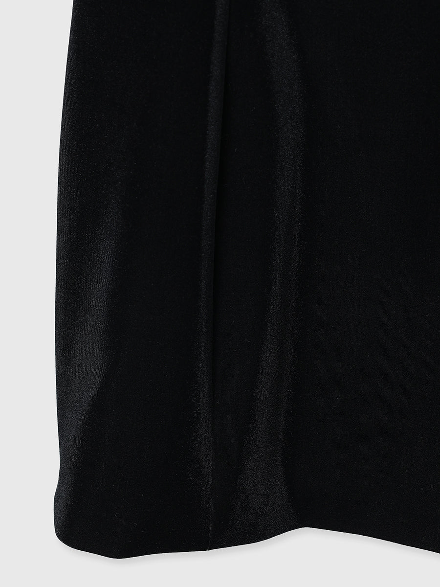 VELOR MINI DRESS