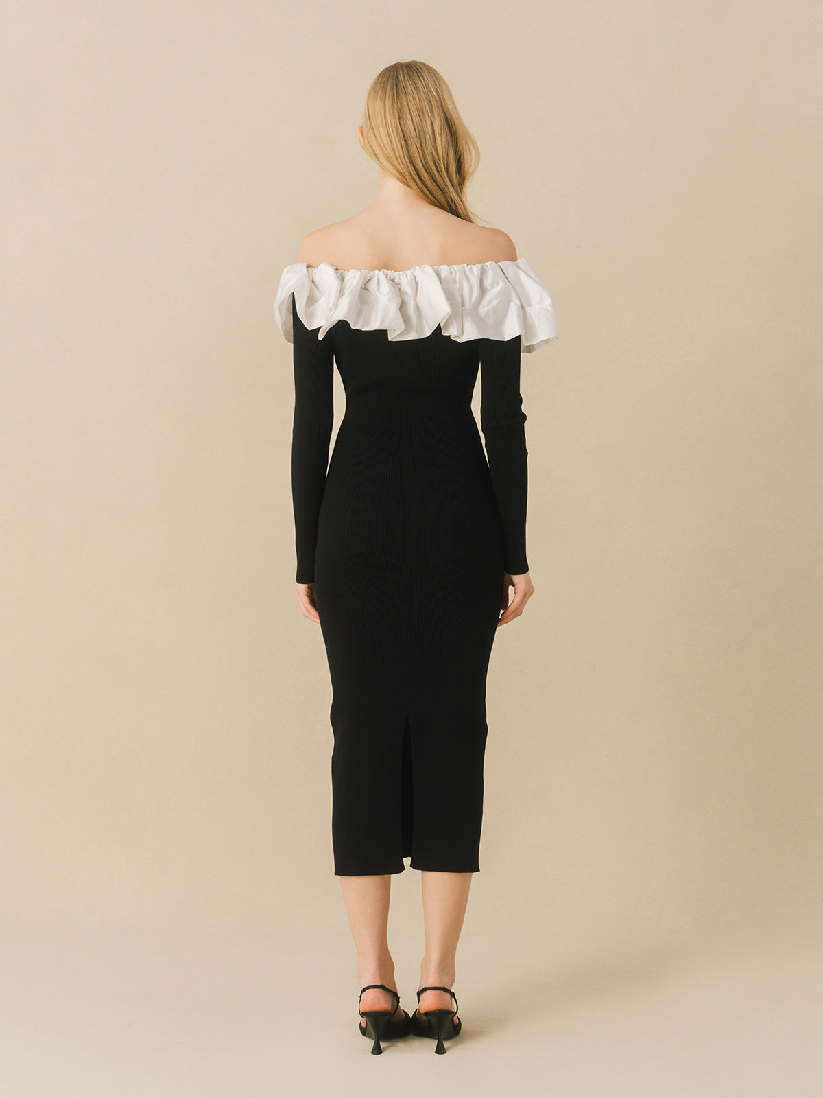 FRILL KNIT DRESS