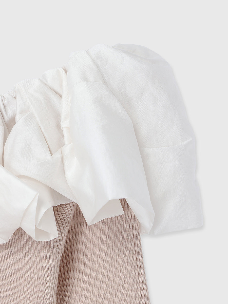 FRILL KNIT DRESS
