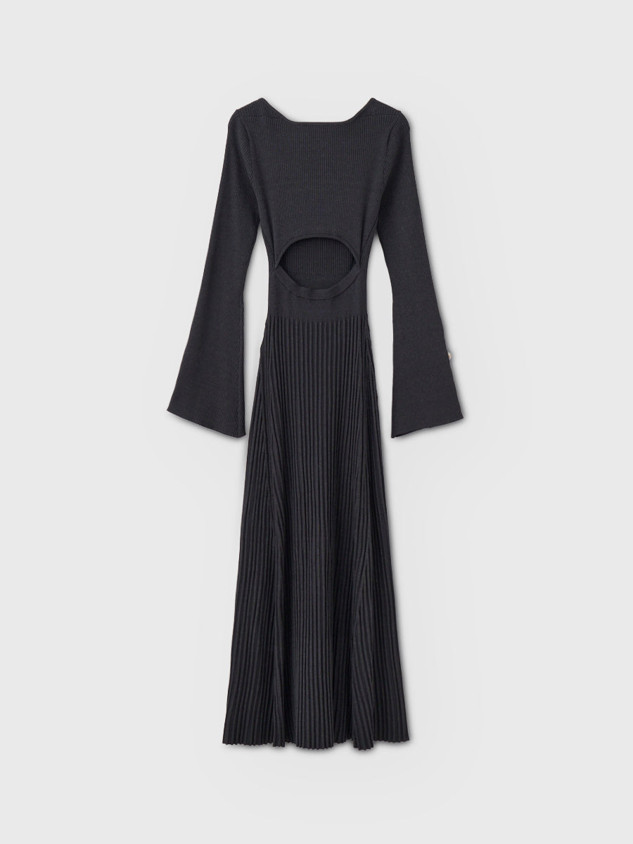 FLARE KNIT DRESS