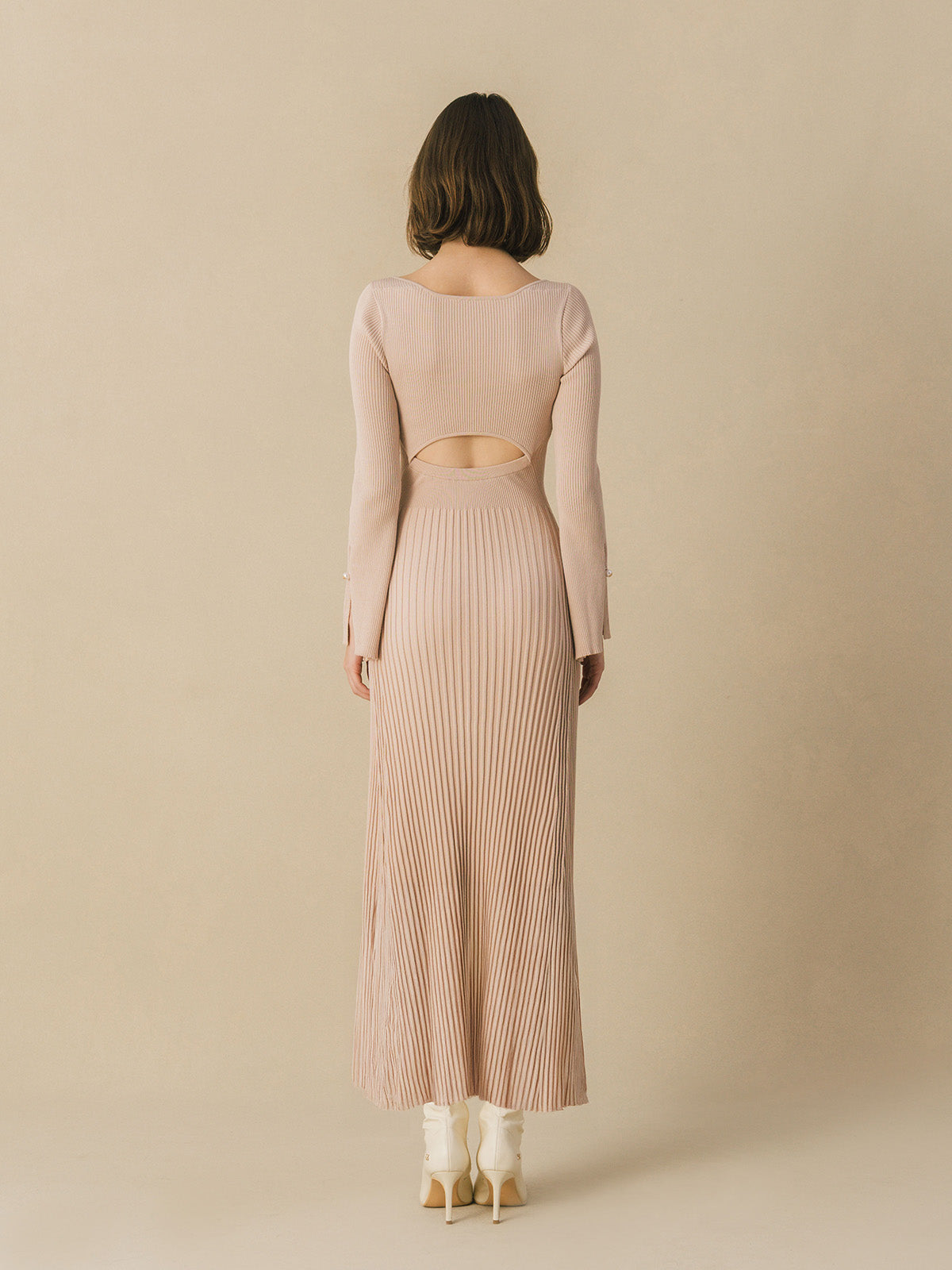 FLARE KNIT DRESS