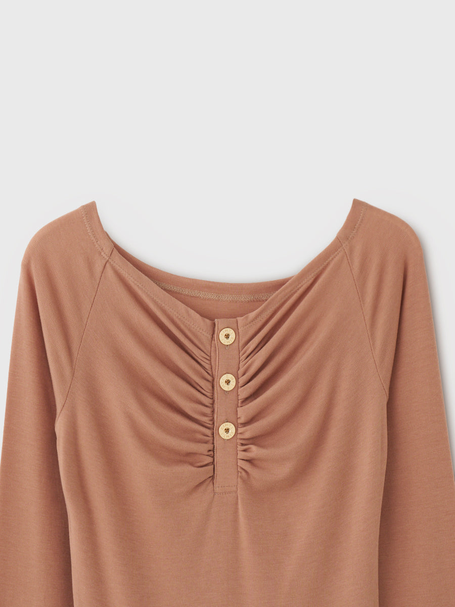 EIMY BUTTON CUTSEW DRESS