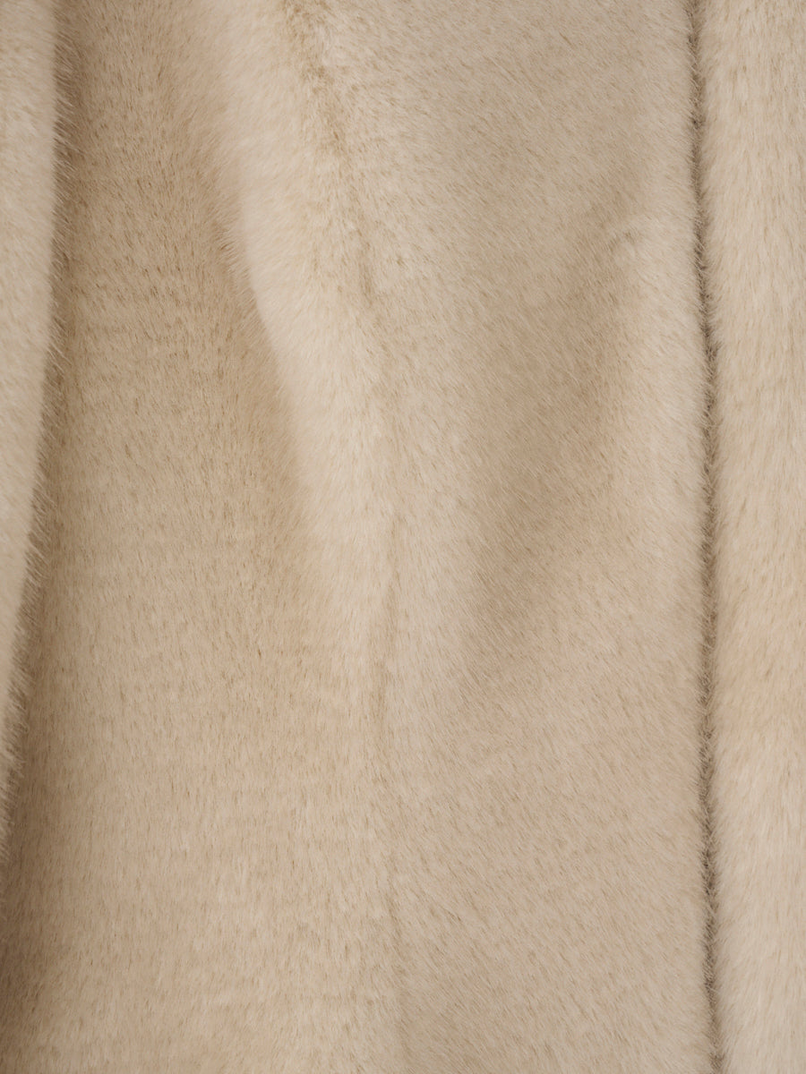 FAUX FUR BALCOLLAR JACKET
