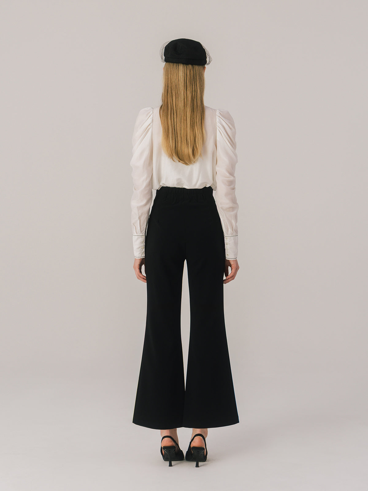 STITCH BOW TIE BLOUSE