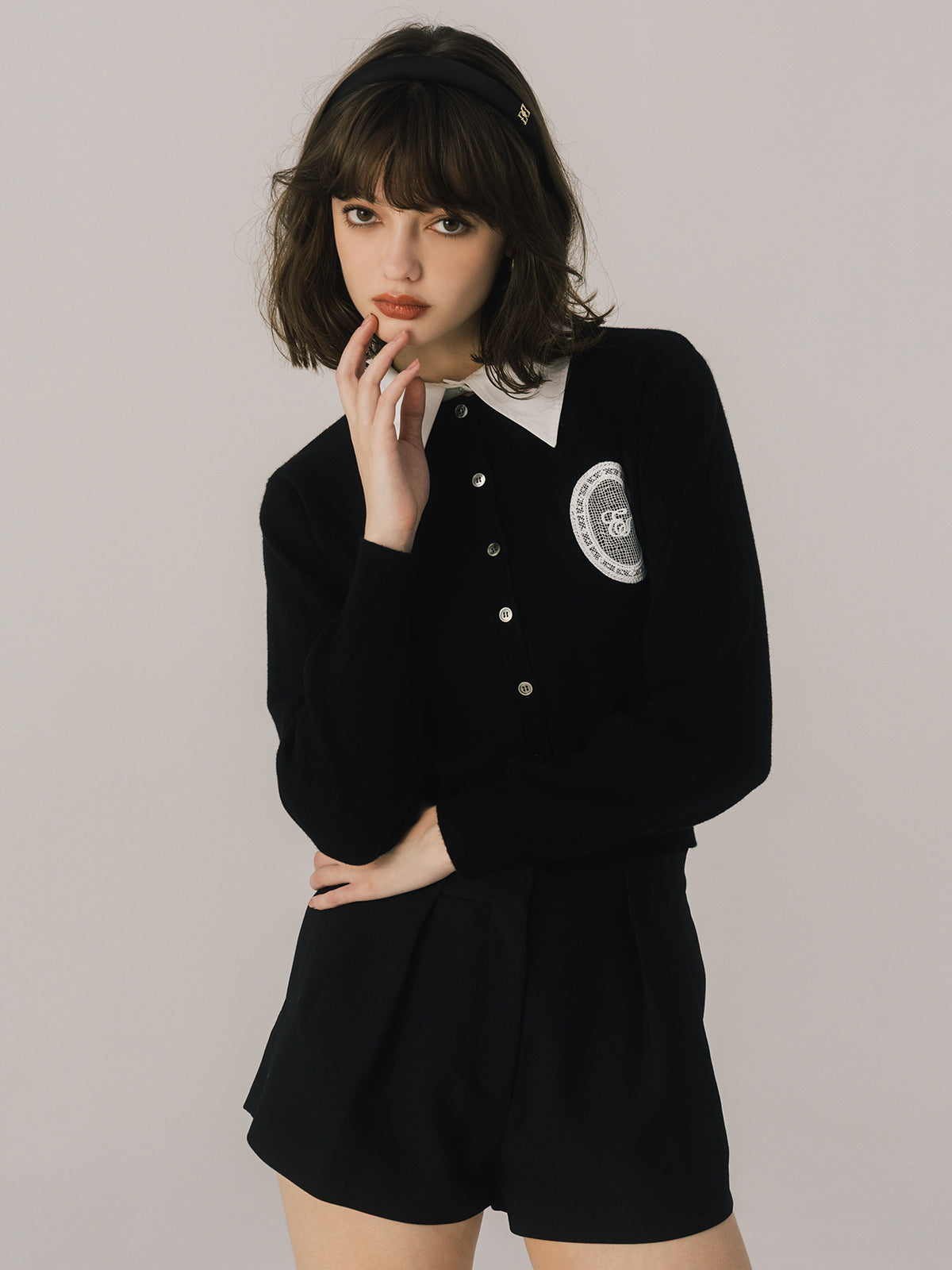 MEDALLION KNIT CARDIGAN