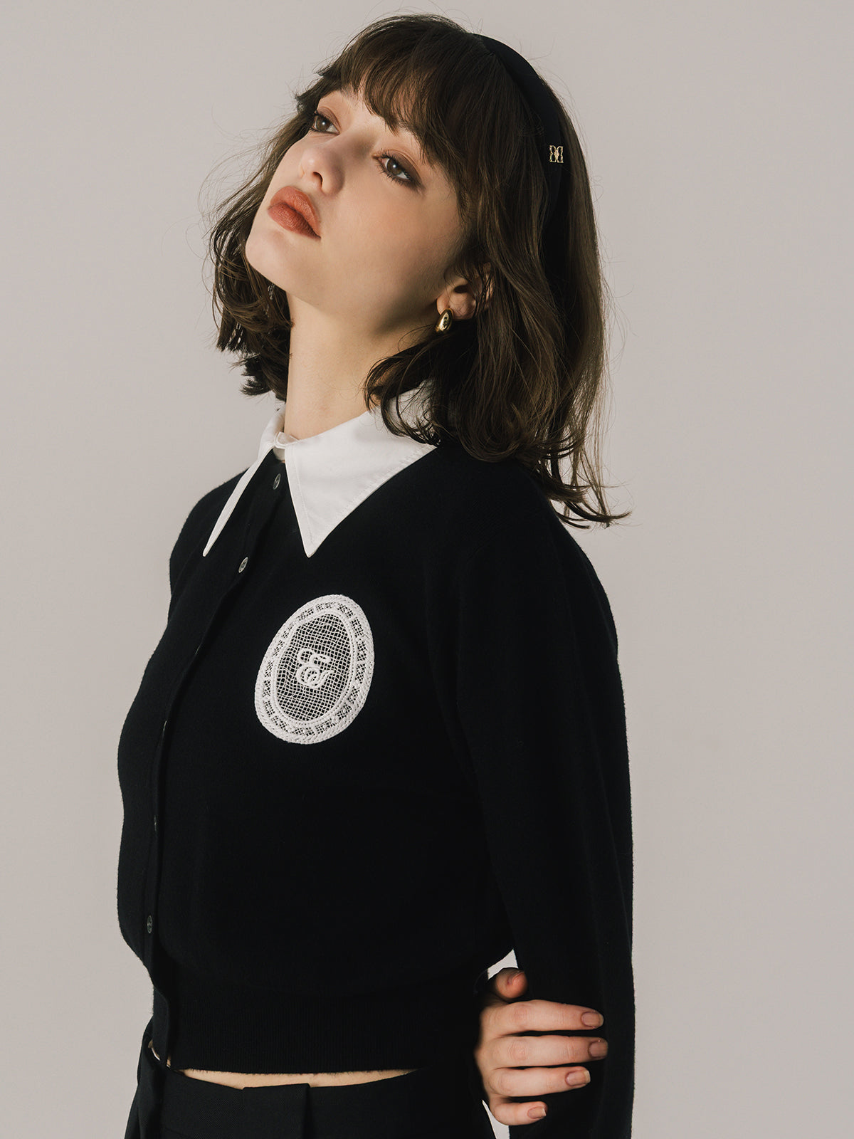 MEDALLION KNIT CARDIGAN