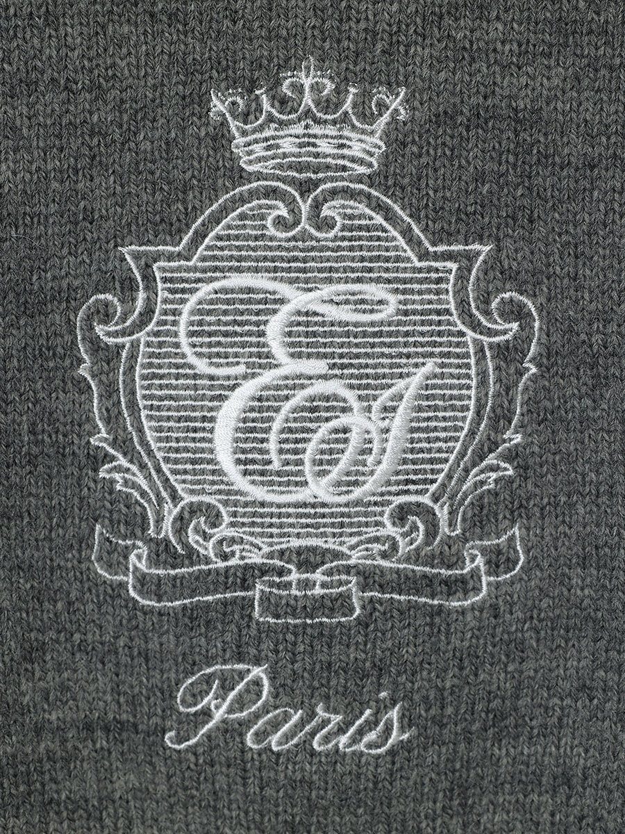 MIDDLE LOGO KNIT TOPS