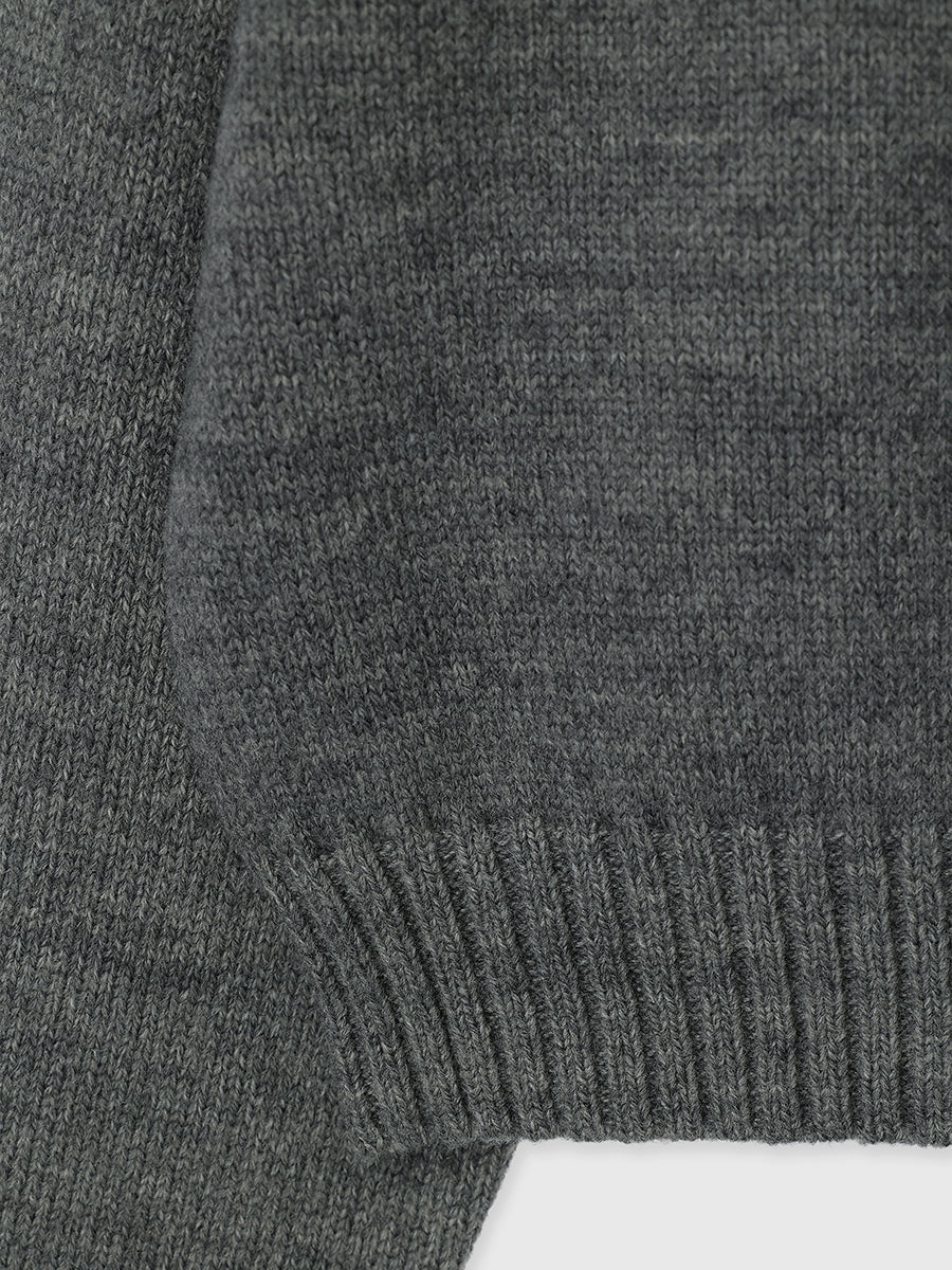 MIDDLE LOGO KNIT TOPS