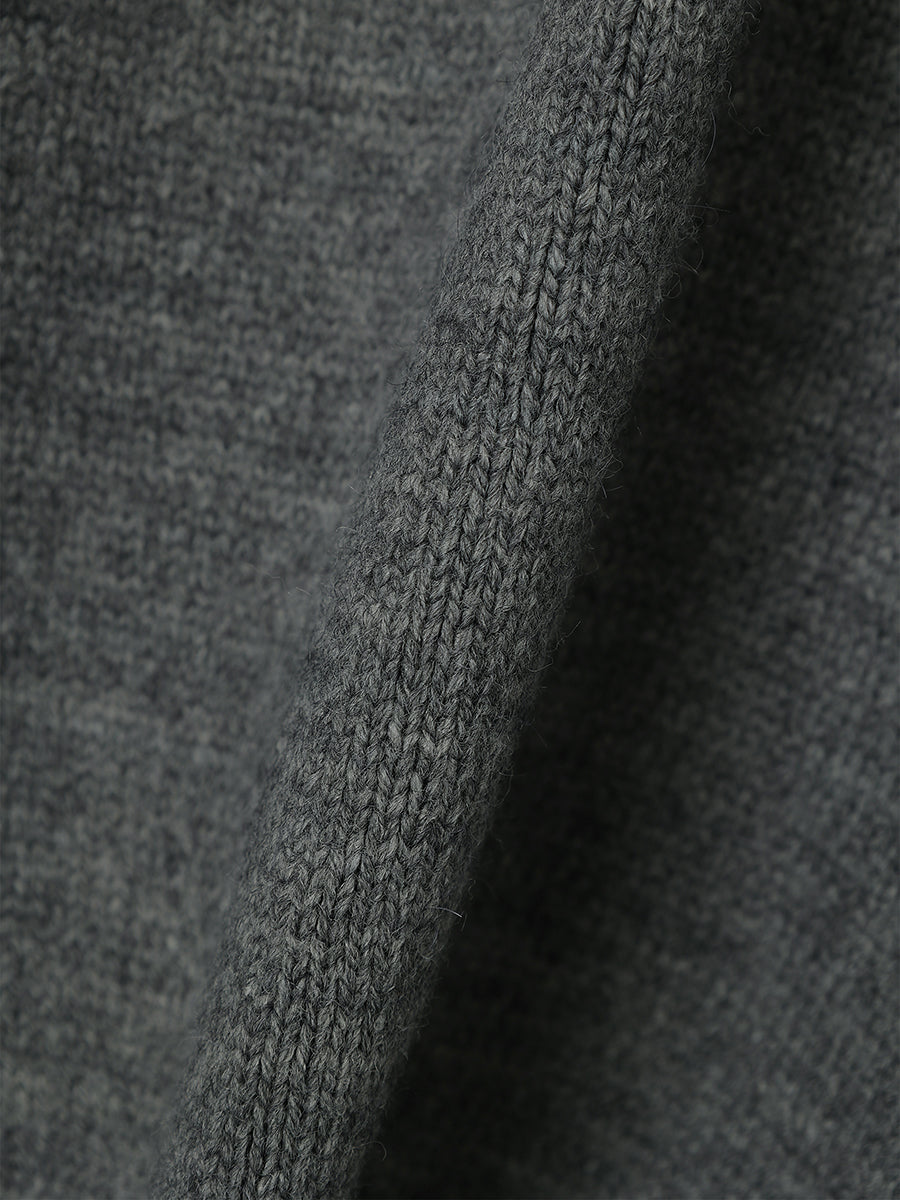MIDDLE LOGO KNIT TOPS