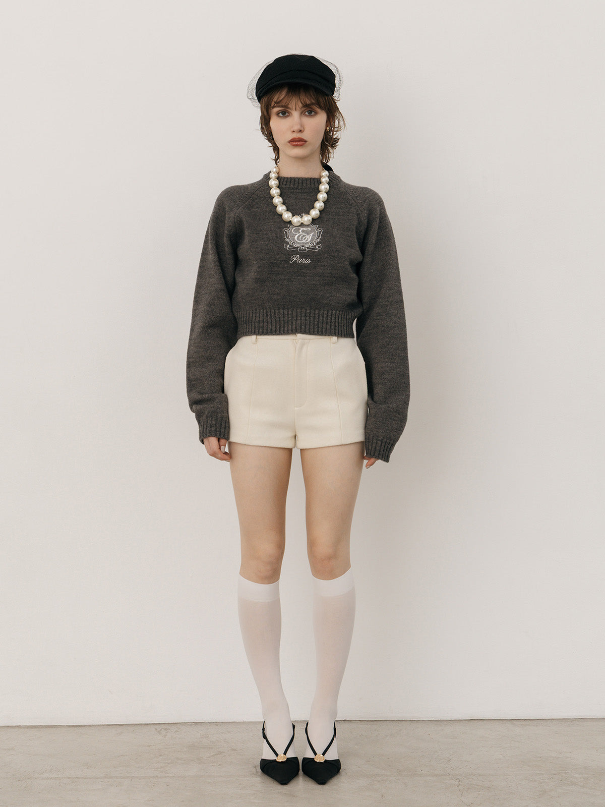 MIDDLE LOGO KNIT TOPS