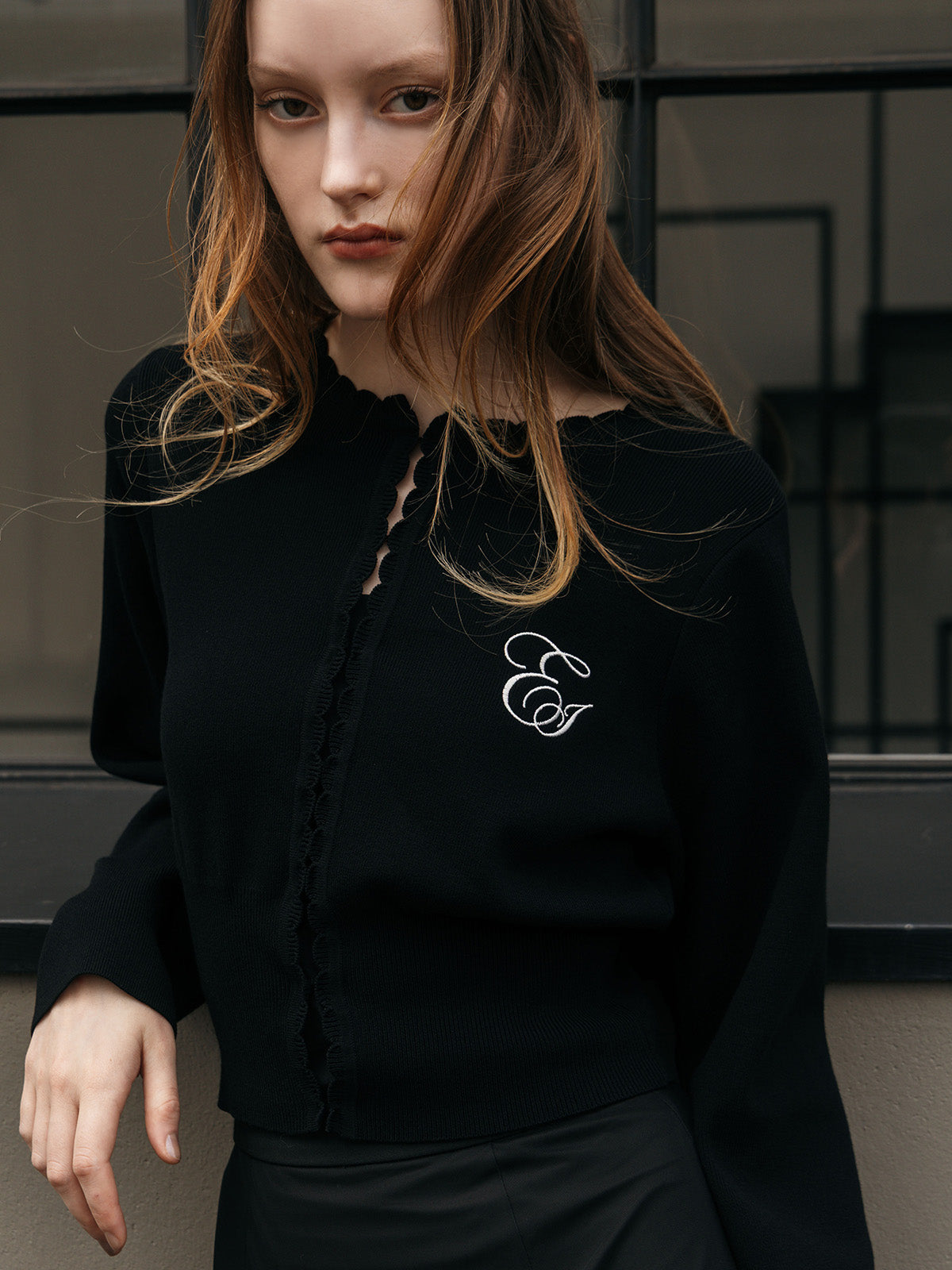 FUR TIPPET CARDIGAN