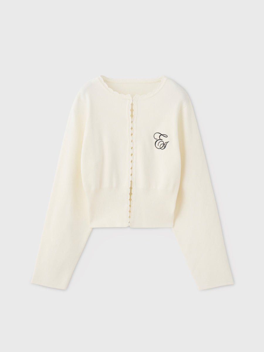 FUR TIPPET CARDIGAN