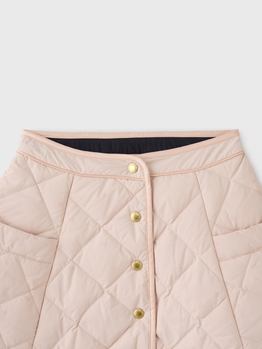 【TAION×EIMY ISTOIRE】REVERSIBLE DOWN MINISKIRT