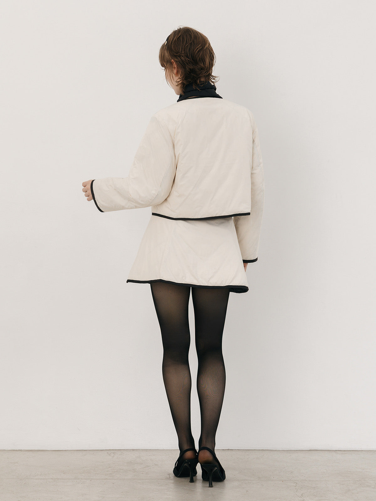 【TAION×EIMY ISTOIRE】REVERSIBLE DOWN MINISKIRT