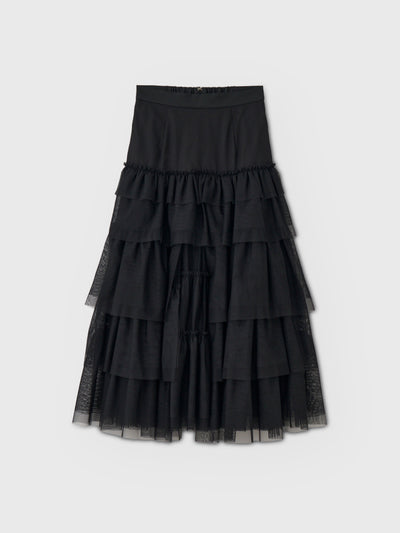 TULLE LONG SKIRT