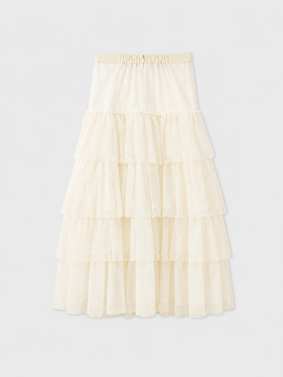 TULLE LONG SKIRT