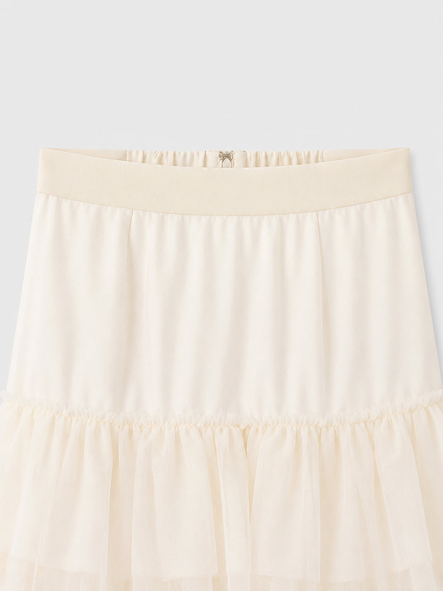TULLE LONG SKIRT