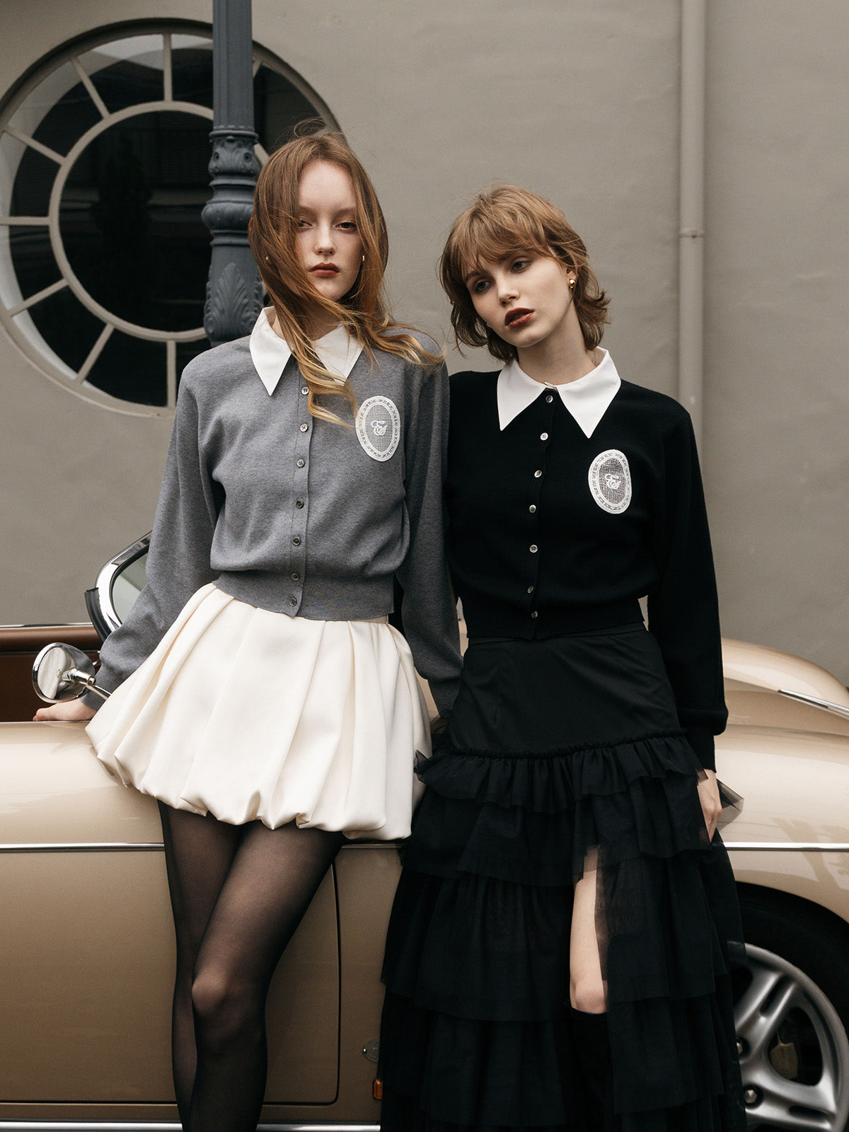 BELTED SATIN BALLON SKIRT