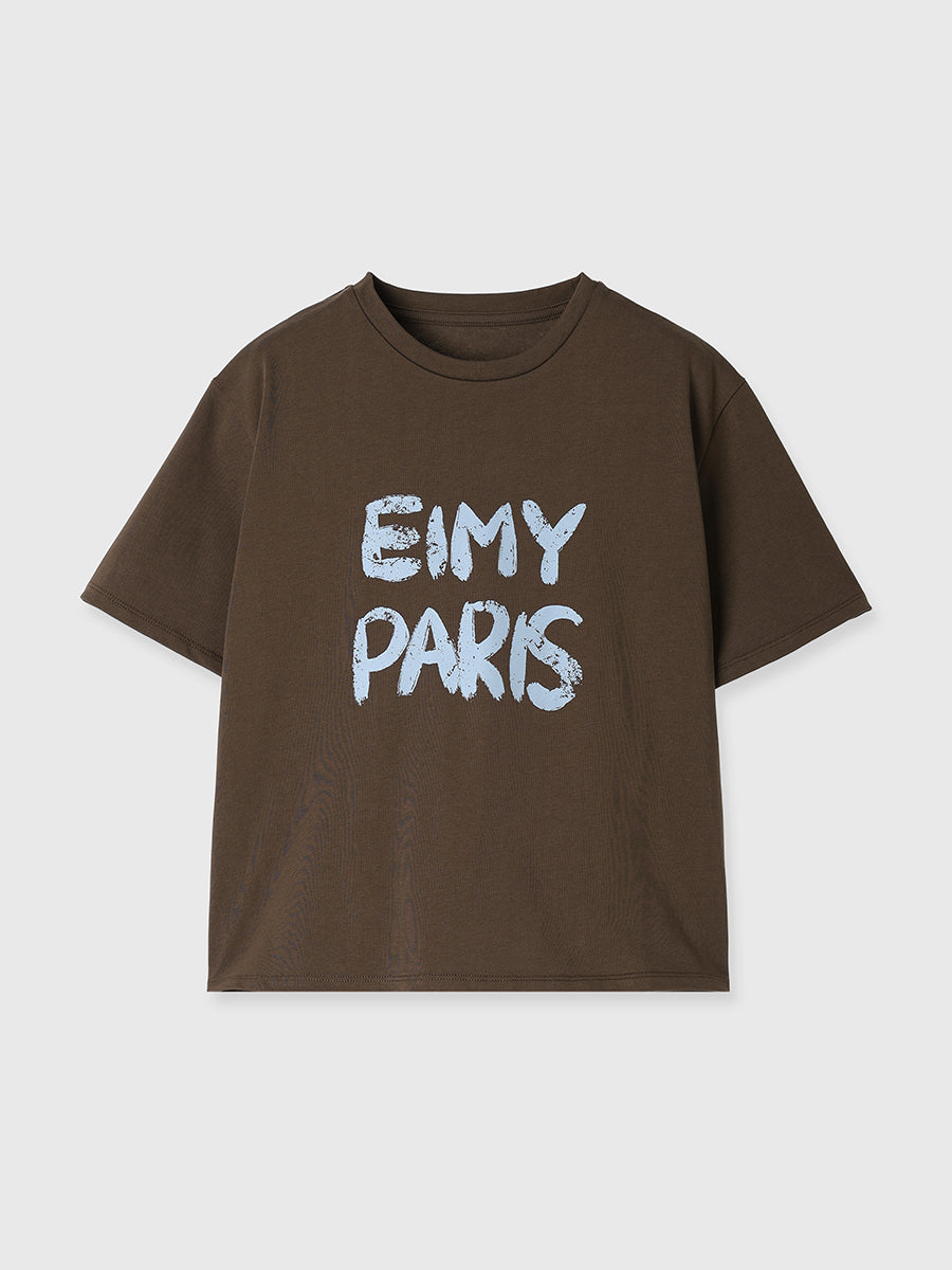 ペンキ風ロゴEIMY PARIS Tシャツ
