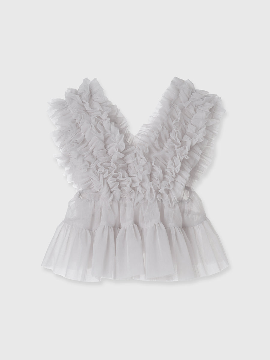 チュールフリルボリュームベスト