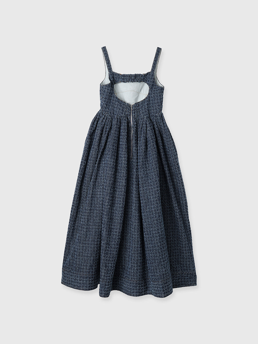 デニムビスチェワンピース