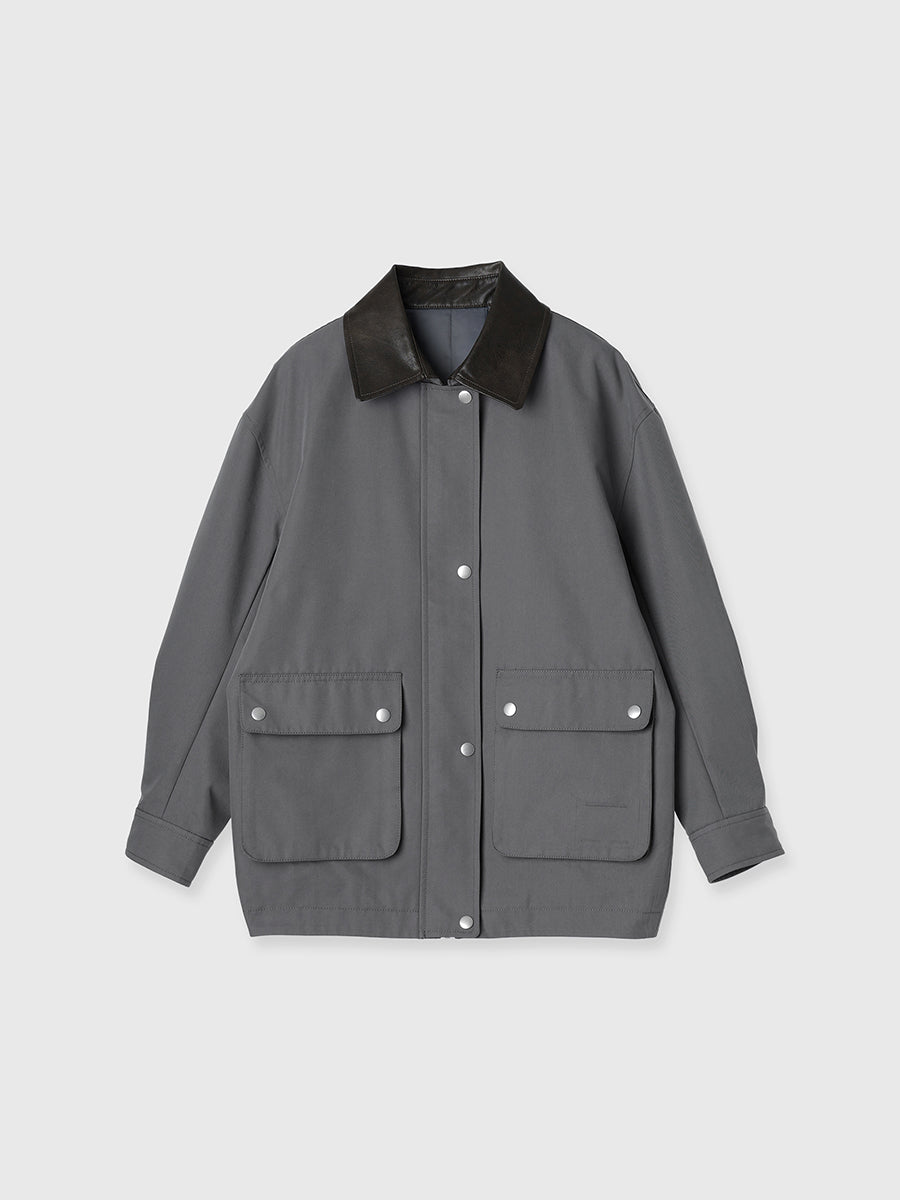 Switchingカラーフラップポケットブルゾン