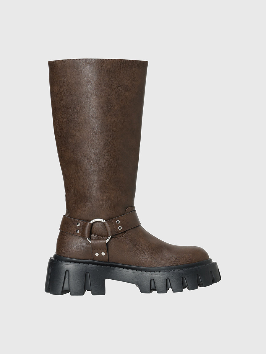 バイカーベルトブーツ